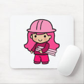 Tapis De Souris Fille d'architecte (Avec souris)