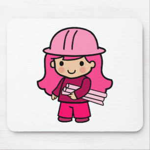 Tapis De Souris Fille d'architecte