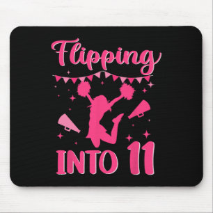 Tapis De Souris Fille de 11 ans cheerleading d'anniversaire 11e Ch