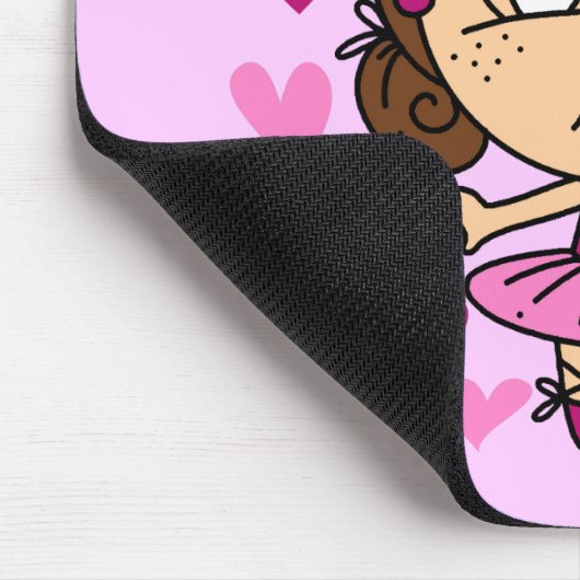 Tapis De Souris Fille de ballerine (Coin)