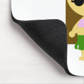 Tapis De Souris Fille de danse polynésienne (graphique de (Coin)