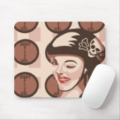 Tapis De Souris fille de Derby de rouleau (Avec souris)