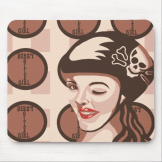 Tapis De Souris fille de Derby de rouleau