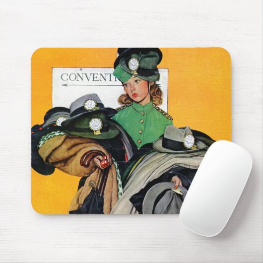 Tapis De Souris Fille de Hatcheck (Avec souris)