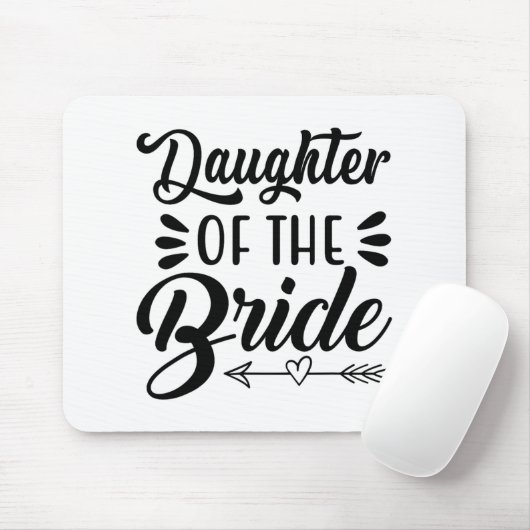 Tapis De Souris Fille De La Mariage Mariée Fête des mariées Matchi (Avec souris)