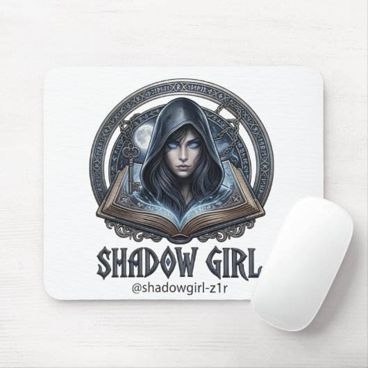 Tapis De Souris fille de l'ombre (Avec souris)