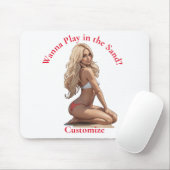 Tapis De Souris Fille de plage de Bikini Thunder_Cove (Avec souris)