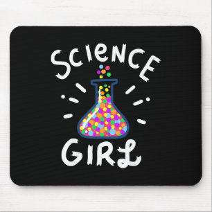 Tapis De Souris Fille de science Chimie Biologie Élève Enseignant