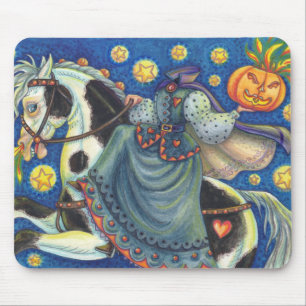 TAPIS DE SOURIS FILLE DE SLEEPY HOLLOLOW, HALLOWEEN MOUSEPAD