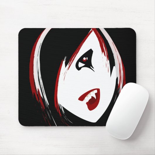 Tapis De Souris Fille de vampire (Avec souris)