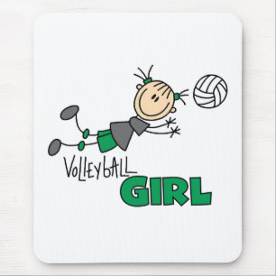 Tapis De Souris Fille de volleyball