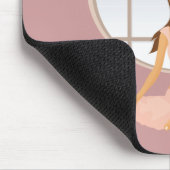 Tapis De Souris fille de yoga (Coin)