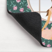 Tapis De Souris fille de yoga (Coin)