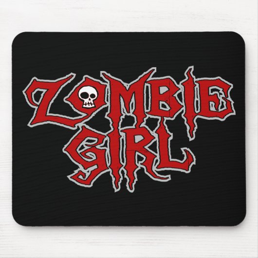 Tapis De Souris Fille de zombi (Devant)