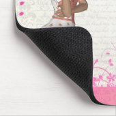 Tapis De Souris fille d'été rose (Coin)