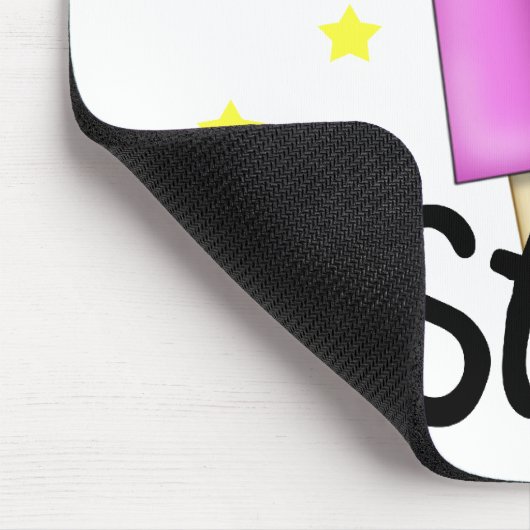 Tapis De Souris Fille drôle de vedette de pop (Coin)