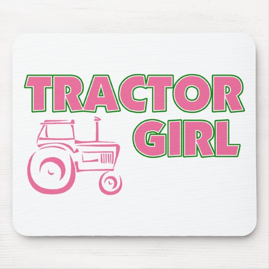 Tapis De Souris Fille du tracteur (Devant)