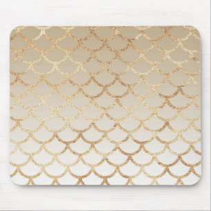 Tapis De Souris Fille et Glam Ombre Parties scintillant de sirène