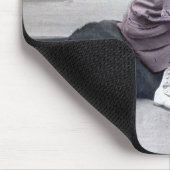 Tapis De Souris Fille et son chien (Coin)