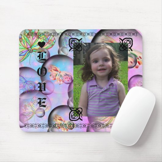 Tapis De Souris Fille Girly Mousepad (Avec souris)