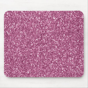 Tapis De Souris Fille Glitzy Parties scintillant rose