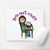 Tapis De Souris Fille informatique légère (Avec souris)