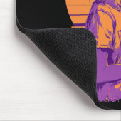 Tapis De Souris Fille joueuse d'anime rétro (Coin)