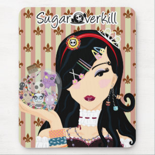 Tapis De Souris Fille Mayumi de Harajuku