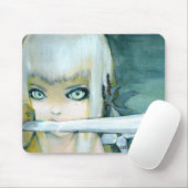 Tapis De Souris Fille Mousepad de Ninja de chardon de lait (Avec souris)