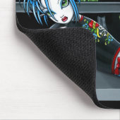 Tapis De Souris Fille Mousepad de patin de Derby de rouleau de (Coin)