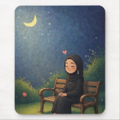 Tapis De Souris fille musulmane (Devant)