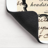 Tapis De Souris Fille obstinée et entêtée ! (Coin)