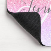Tapis De Souris Fille Parties scintillant arc-en-ciel Étincelles N (Coin)