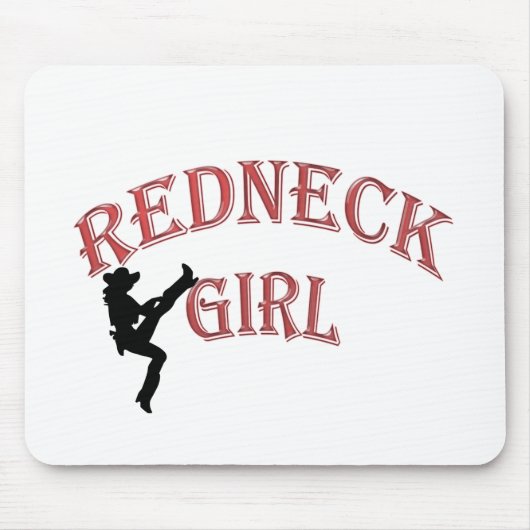 Tapis De Souris Fille Redneck Mousepad (Devant)