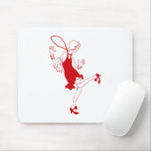 Tapis De Souris fille rouge (Avec souris)