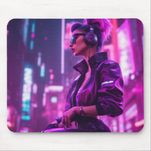 Tapis De Souris Fille Scifi