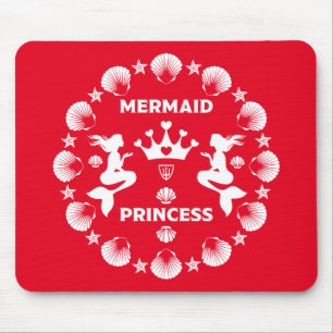 Tapis De Souris Fille Sirène Princesse