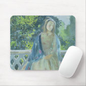 Tapis De Souris Fille sur Balcony, 1900 (Avec souris)