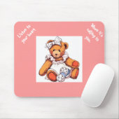 Tapis De Souris Fille Teddy Bear (Avec souris)