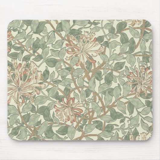 Tapis De Souris Fille vintage Flore douce (Devant)