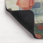 Tapis De Souris Fille vintage, Lave-linge Linge (Coin)