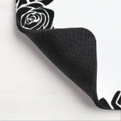 Tapis De Souris Fille Vintage rose noire (Coin)