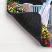 Tapis De Souris Fille vue sur la mer Méditerranée Souris (Coin)