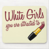 Tapis De Souris Filles blanches (Devant)