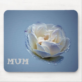 Tapis De Souris Filles Bleu Et Rose Blanche