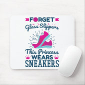 Tapis De Souris Filles De Basket Cette Princesse Porte Des Baskets (Avec souris)