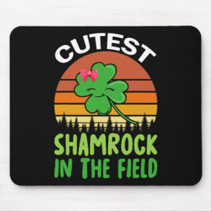 Tapis De Souris Filles de la Saint-Patrick Toddler Plus mignon Sha