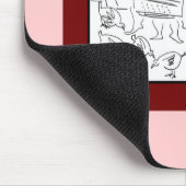 Tapis De Souris Filles idiotes (Coin)
