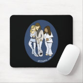 Tapis De Souris Filles Mousepad de kimono (Avec souris)