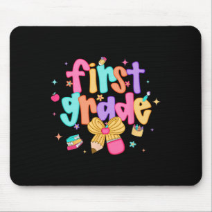 Tapis De Souris Fillettes 1re année élégantes avec nœud papillon r
